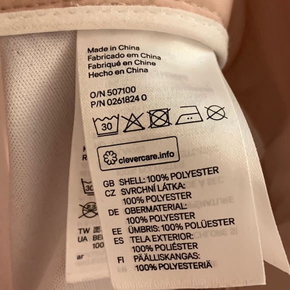 H&M Blush Pink skirt Size 4 - Picture 3 of 3